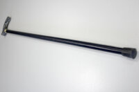 Gehstock Fritz Acryl weiß/grau