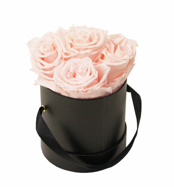 Blumenbouquet, 5 rosafarbene Rosen