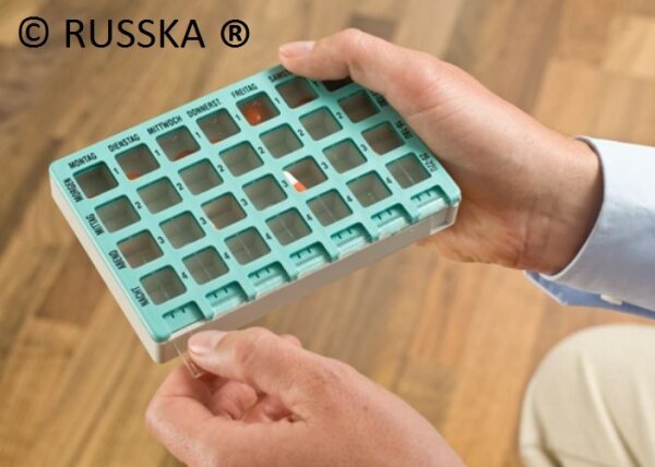 Medizinkassette für 1 Woche 4x7