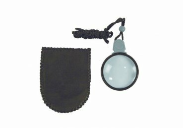 Vergrößerungsglas 4x mit Nackenkordel Morris