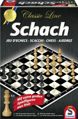 Classic Line, Schach, mit extra großen Spielfiguren