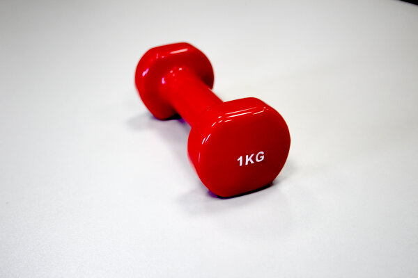 2St. 1 kg-Hanteln RFG mit griffiger Vinyl Ummantelung, 12,95