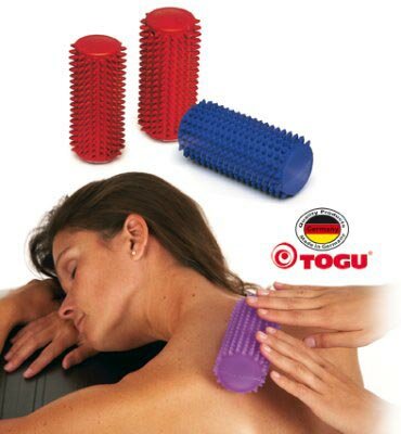 Noppen-Massage-Roller 2er-Set blau