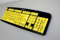 Komfort-Tastatur mit Großschrifttasten USB